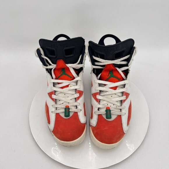 Nike Air Jordan 6 Retro Gatorade Like Mike Men Size 9 384664-145 White Red Shoes - Picture 4 of 15